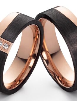 Titan & Carbon Ring RCT01 – Edle Ringe - Aholming