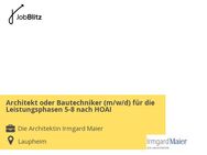 Architekt oder Bautechniker (m/w/d) für die Leistungsphasen 5-8 nach HOAI - Laupheim