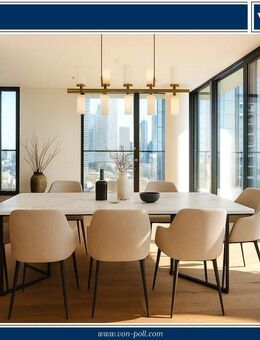 EDEN Erstbezug! Spektakuläre Fünf-Zimmer-Wohnung mit grandiosem Skylineblick - Frankfurt (Main)