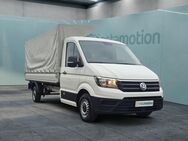 VW Crafter, 2.0 TDI Pritsche 35 Plane Spriegel Ergo-Sitz, Jahr 2019 - München