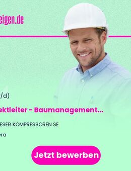 Projektleiter - Baumanagement (m/w/d) - Gera
