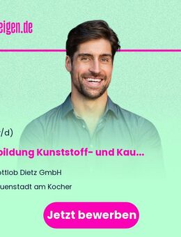 Ausbildung Kunststoff- und Kautschuktechnologe/in (m/w/d) - Neuenstadt (Kocher)