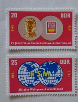 DDR 1970 25 Jahre FDGB Satz komplett postfrisch - Görlitz