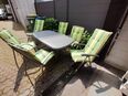 MWH Gartenmöbelset Tisch - 4 Stühle - 2 Relaxsessel mit Auflagen in 46145