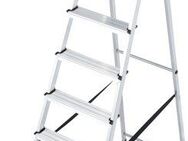KRAUSE Stehleiter Solidy, Aluminium, 1x8 Stufen, Arbeitshöhe ca. 370 cm