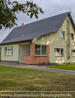 am Dorfrand gelegen - saniertes Wohnhaus auf großem Grundstück - mit Weitblick - Fehrbellin