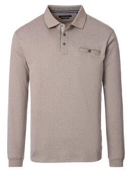 CASAMODA Langarm-Poloshirt CASAMODA Polo-Shirt Langarm gestreift