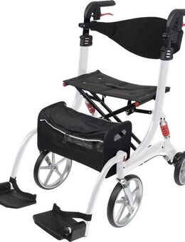 bescomedical Rollator Spring Medium Vario, Größe M (Sitzhöhe 56cm), inkl. Beinstützen