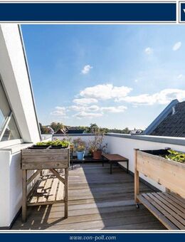 Maisonette-Wohnung mit Dachterrasse am Südhang | 71m² Wfl. + 10m² Nutzfläche | Doppelcarport - Halle (Westfalen)