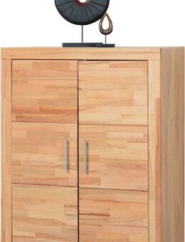 VOGL Möbelfabrik Aktenschrank Toronto in 2 Breite, 3 Fächer, teilmassiv, Höhe 119 cm, Made in Germany