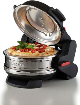 Ariete Pizzaofen 927S Doppelpizzaofen für 2 Pizzen gleichzeitig, schwarz
