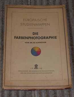 Heft Farbenfotographie - Studienmappe 1944 - Staßfurt Zentrum