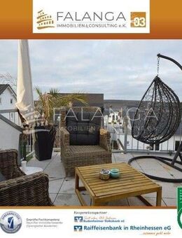 FALANGA IMMOBILIEN - Neuwertige und außergewöhnliche Maisonette-Wohnung mit Weitblick in Alzey!! - Alzey