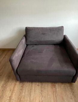 Schlafsessel, ausziehbar,grau - Mannheim