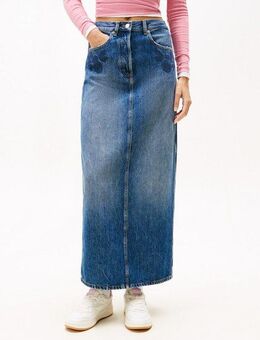 Tommy Jeans Jeansrock LAYLA MAXI SKIRT CBF DI2057 mit Stickerei