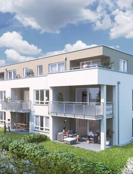 Gemütliche 3-Zimmer-Wohnung mit Terrasse und Gärtchen - Aspach