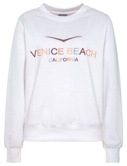 Venice Beach Sweatshirt mit großer Logostickerei, sportlich-casual