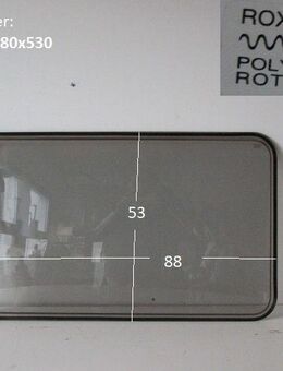Wohnwagenfenster Roxite 94 D399 7290 ca 88 x 53 (Lagerware -> Neue Ware mit Lagerspuren) Fendt / Tabbert - Schotten Zentrum