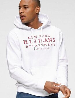 H.I.S Kapuzensweatshirt mit Print und Badge, Kapuze, für sportliche Outfits