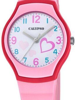 CALYPSO WATCHES Quarzuhr Junior Collection K5806/2, Armbanduhr, Kinder, Herzmotiv, Geschenkidee, Geburtstag, Schulanfang