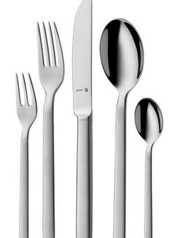 WMF Besteck-Set Lyric Plus (66-tlg), 12 Personen, Cromargan® Edelstahl Rostfrei, ergonomisch, Cromargan protect