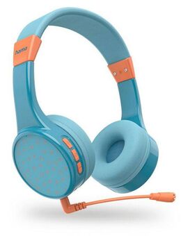 Hama On Ear Kinderkopfhörer mit Lautstärkebegrenzung Bluetooth Kinder-Kopfhörer (Freisprechfunktion, Google Assistant, Siri, A2DP Bluetooth, Bluetooth, Wireless)