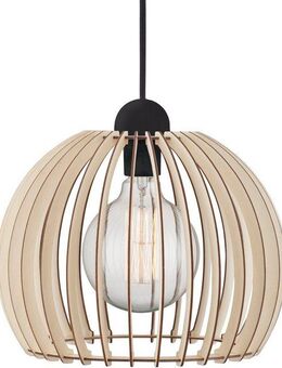 Nordlux Pendelleuchte Chino 30, ohne Leuchtmittel, Hängeleuchte, aus Holz Lamellen
