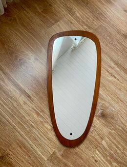 Mid Century Teak Vintage 60er Jahre Spiegel - Guntersblum