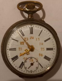 Taschenuhr 800er Silber - Kranichfeld