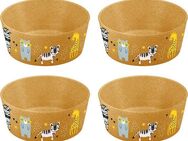 KOZIOL Kinderschale CONNECT BOWL ZOO, Kunststoff, (Set, 4-tlg), 100% recycelbar, 100% made in Germany CO² neutral produziert, 400 ml