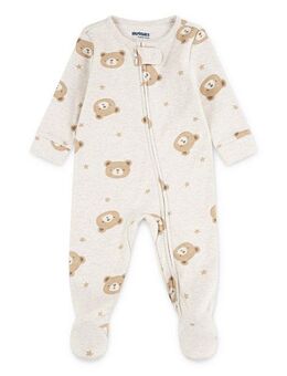 HUGGIES babywear Strampler HUGB FOOTED COVERALL allover mit Bärchen und Sternen bedruckt