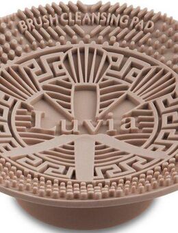 Luvia Cosmetics Kosmetikpinsel-Set Brush Cleansing Pad - Black, Design für wassersparende Reinigung, passt bequem in jede Hand.