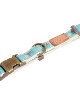 Zolux Taiga Halsband, blau Größe L: 40 - 65 cm Halsumfang, B 25 mm