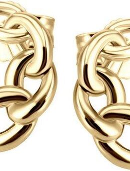 Firetti Paar Ohrstecker Schmuck Geschenk Silber 925 Ohrschmuck Ohrringe Kreis Kettenglieder