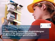 Ausbildung zum Technischen Produktdesigner (m/w/x) in der Automobilentwicklung (Fachrichtung Produktgestaltung und -konstruktion) - München