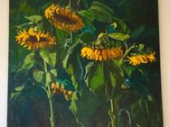 Oil Painting | Realism & Expressionism | Sunflowers by E.C.d.J - Herdwangen-Schönach