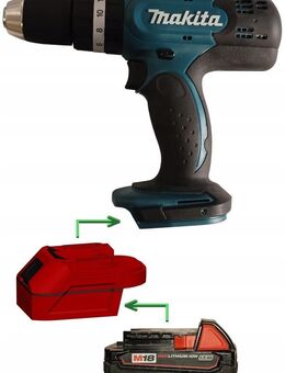 #NEU# Adapter Milwaukee M18 18V auf die 18V LXT-Serie-Elektrowerkzeuge von Makita - Wuppertal