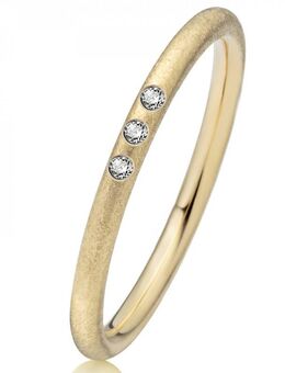 Verlobungsring Damenring GE650 mit drei Diamanten - Aholming