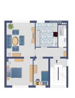 Vermietete Dreizimmerwohnung in Nippes zum provisionsfreien Erwerb - Köln