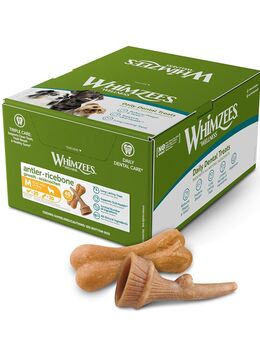 Whimzees by Wellness Geweih und Reisknochen - Sparpaket: 2 x Größe M