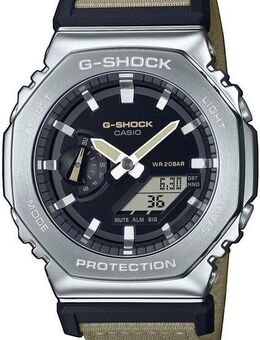 CASIO G-SHOCK Chronograph GM-2100C-5AER, Quarzuhr,Armbanduhr,Herrenuhr,digital, bis 20 bar wasserd.Resinarmband