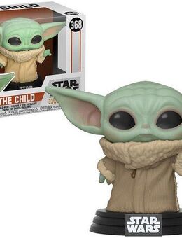 Funko Actionfigur Funko POP Star Wars Mandalorian The Child Grogu, mit Wackelkopf