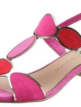 MARCO TOZZI Sandalette, Blockabsatz, Sommerschuh, Riemchensandale mit verstellbarer Schnalle