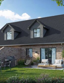 KfW-55-Neubau-Doppelhaushälfte mit Terrasse unweit der Kreisstadt Husum in Ostenfeld! - Ostenfeld (Husum)