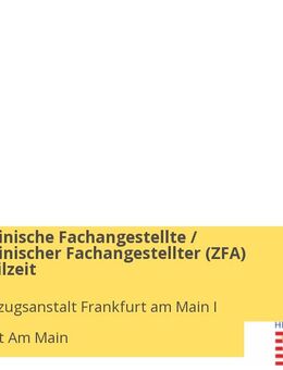Zahnmedizinische Fachangestellte / Zahnmedizinischer Fachangestellter (ZFA) (m/w/d) Teilzeit - Frankfurt (Main)
