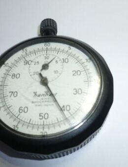 Hanhart 1 jewel Shockproof 1/5 SEC / 1/100 Min.Stoppuhr.Nr.57 - Lichtenau (Nordrhein-Westfalen)