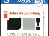 Citykurier: MiNr. 25, 02.07.2009, "10 Jahre Neugründung Kunstverein Gera e. V.", Satz, postfrisch - Brandenburg (Havel)