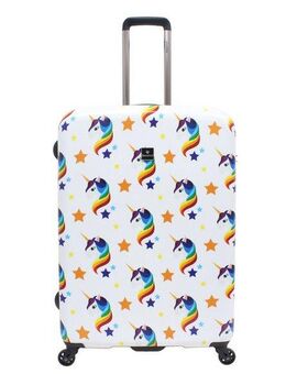 Saxoline® Koffer Unicorn, mit praktischem Zahlenschloss