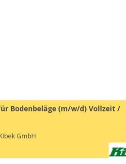 Verkäufer für Bodenbeläge (m/w/d) Vollzeit / Teilzeit - Stuhr
