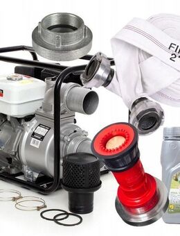 Diesel Wasserpumpe XXL Starter Set 5500 W 36000 l/h - Wuppertal